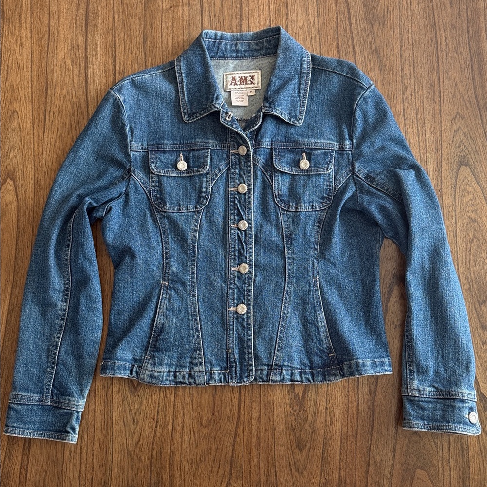 AMI Classic Blue Denim Jacket